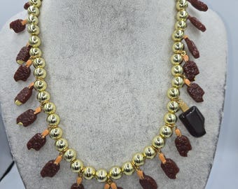 A Neckstravaganza Original Handmade Necklace: Chocolat Icecream
