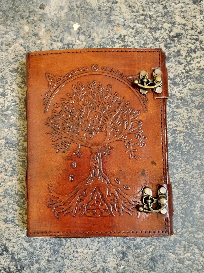 Personalized Hand Embossed Leather Journal Handmade Journal Etsy