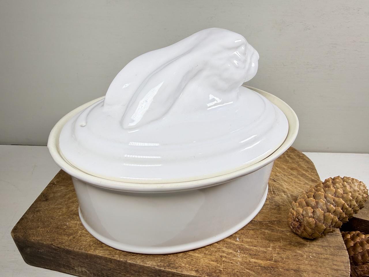 Vintage French Tureen Dish With Rabbit Head Lid, Casserole Dish - Etsy UK
