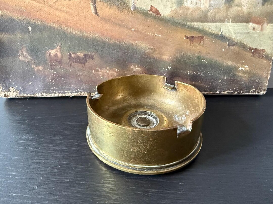 1941 Shell Casing Trench Art Ashtray/coin Dish - Etsy UK