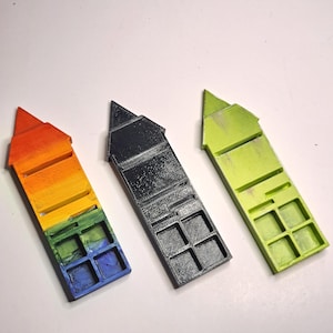 Kill Team Wound Marker - Standard 4 Würfel (Schwarz) für Wargaming (Warhammer/Kings of War/DnD/This Quars War/Bolt Action/Konflikt 47)