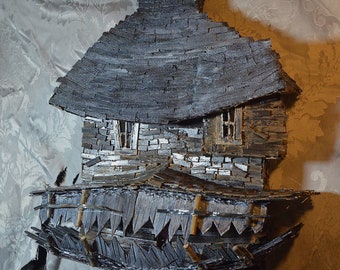 Monster House Haunted Wall Facade