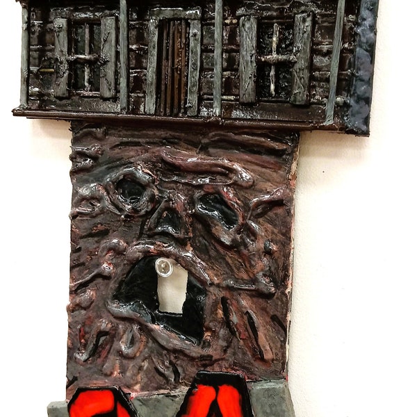 Evil Dead Knowby Cabin Lightswitch Cover
