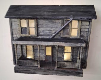 Myers Halloween House Wall Diorama