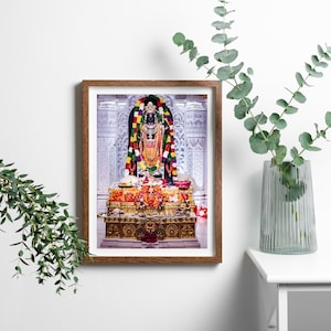 Shri Ram mandir ayodhya,ram temple, ShreeRam, laxman, hanuman Home Decor,Instant Download, Hinduism, Ramayan, Vedic Art, Hindu God, ramprint