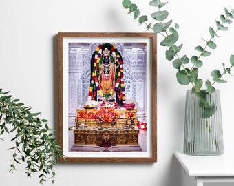 Shri Ram mandir ayodhya,ram temple, ShreeRam, laxman, hanuman Home Decor,Instant Download, Hinduism, Ramayan, Vedic Art, Hindu God, ramprint