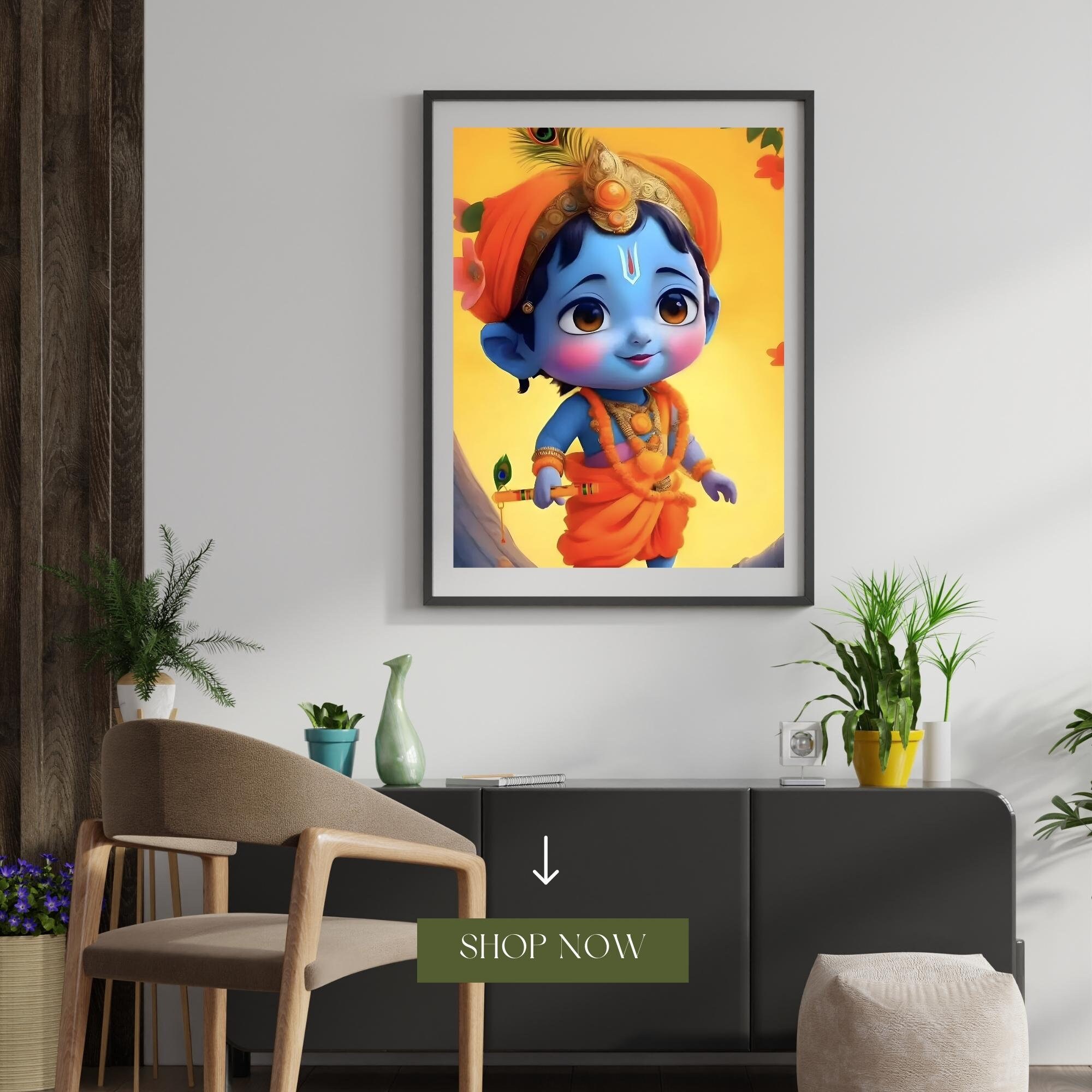 Radha Krishna Gifts & Mahabharat Paintings Krishna Decor Etsy