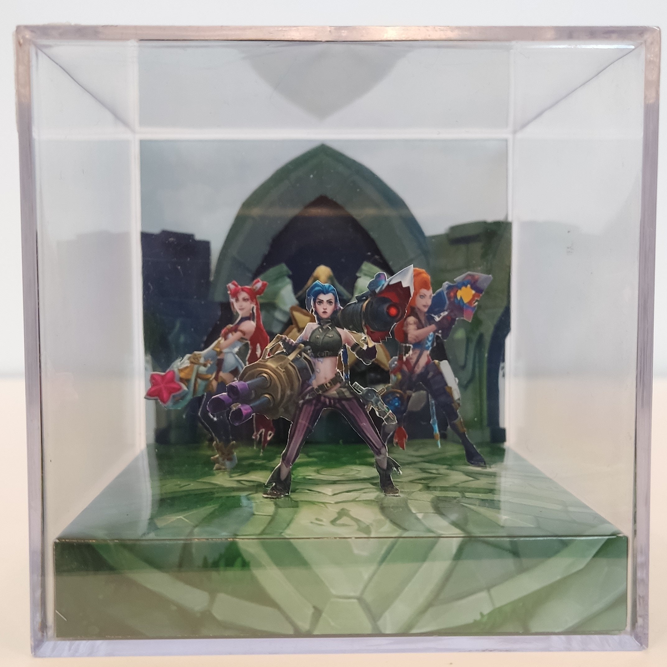 CUSTOM League of legends Diorama Cube (choose your champions!!)