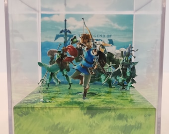 The Legend of Zelda botw Diorama cube