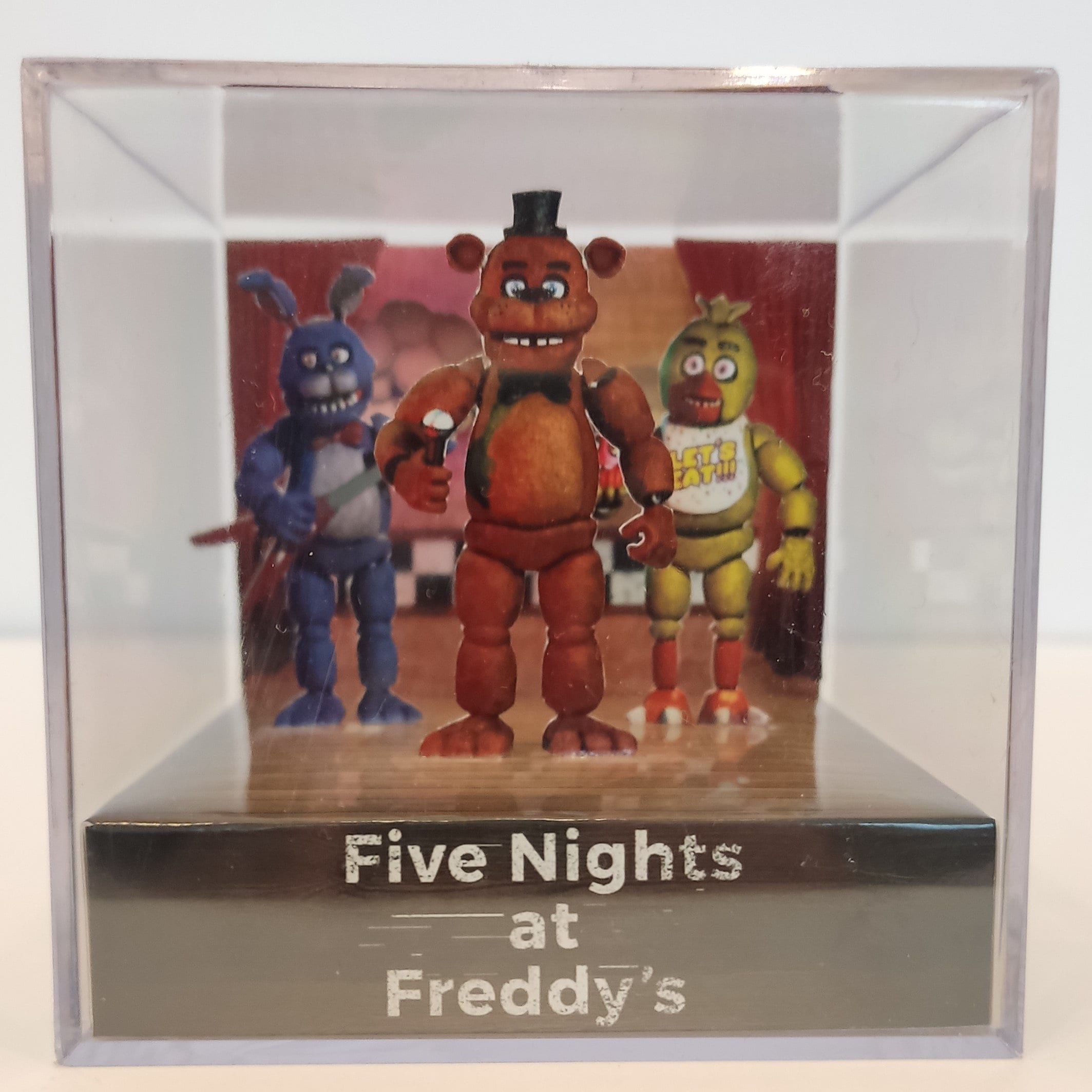 Five Nights at Freddy's DIY Custom Diorama - How to Make the Stage