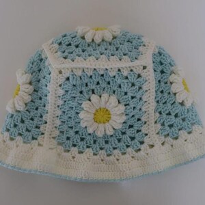 Crochet Bucket Hat ,Hat,Bucket Hat,Hat For Girl,Knitted Hat,Hanmade Hat,Granny Square Hat