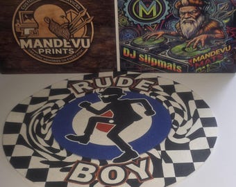 Rude Boy Slipmats - for Ska DJs (pair)