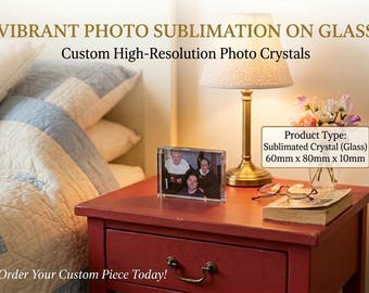 Custom Photo Crystals 60mm x 80mm