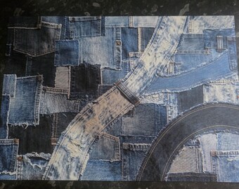 Blue Jeans  - canvas print