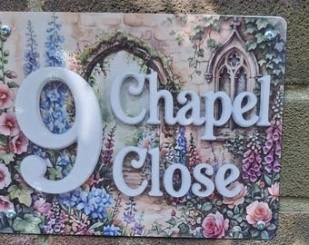 Custom sublimated Aluminium Signs - 8" x 6'