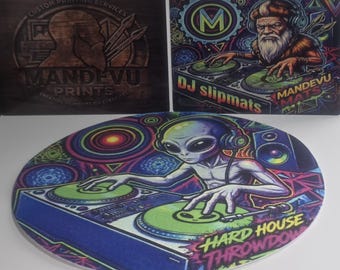 Custom Sublimated or ready made DJ slipmats (pair)