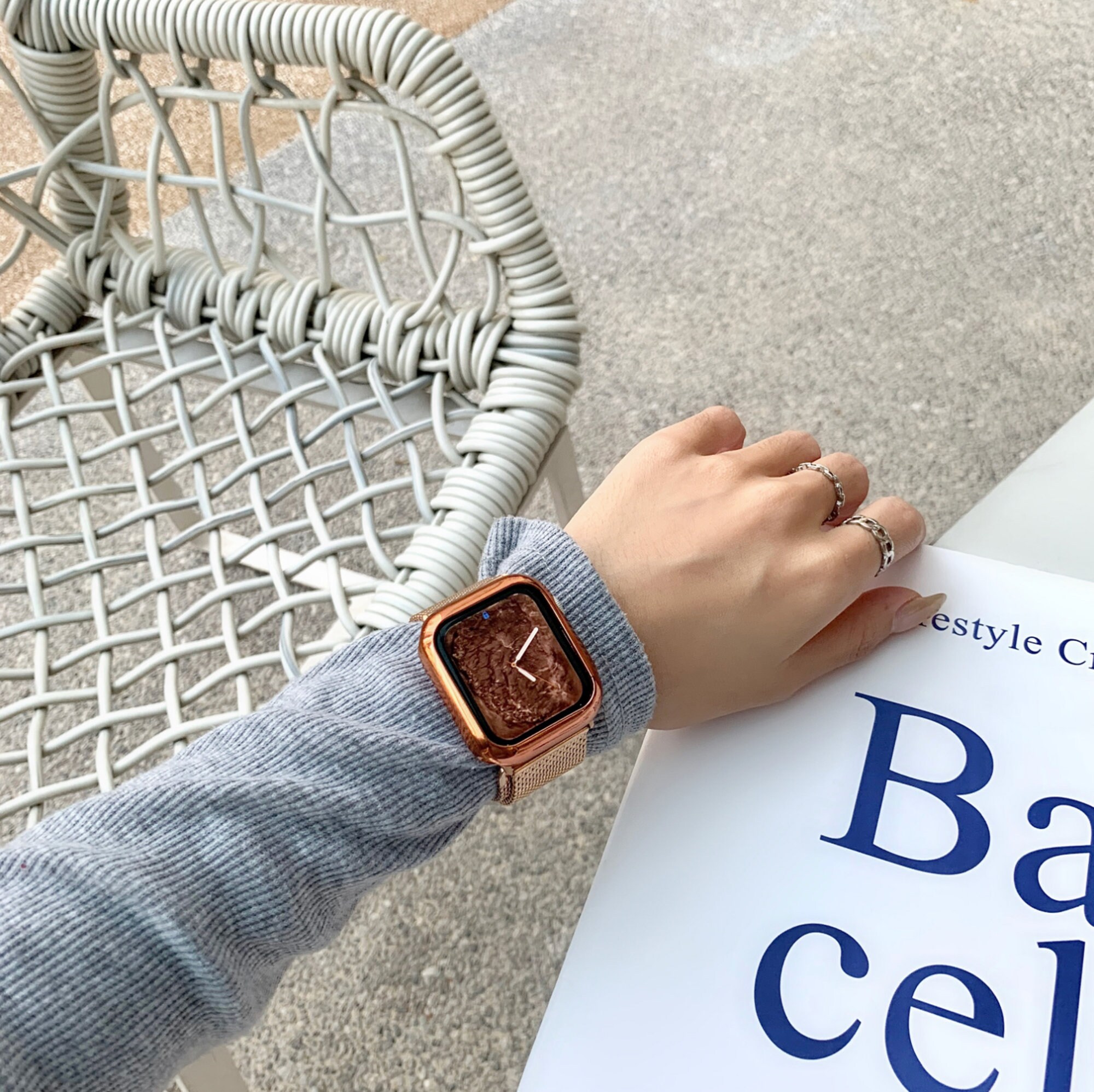 NEW Stainless Steel Milanese Apple Watch Jewelry Case Metal Etsy