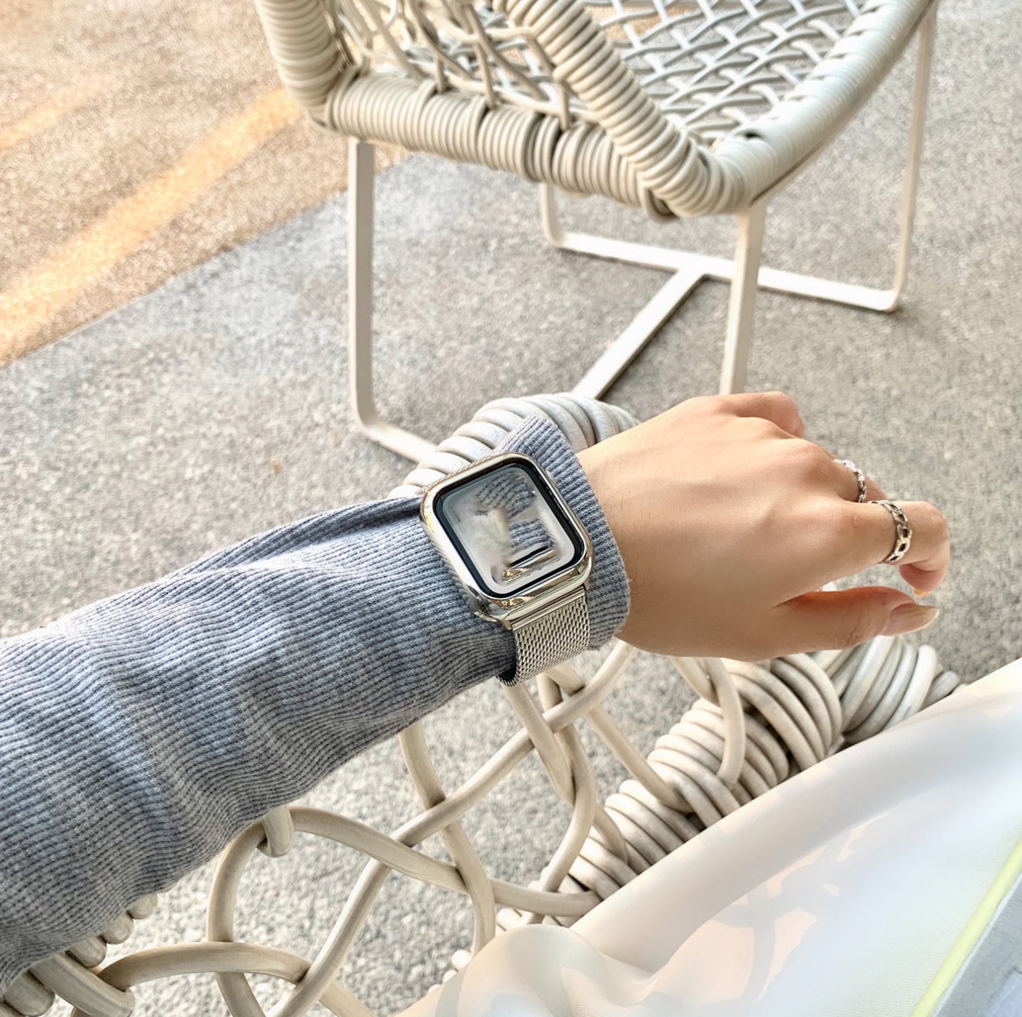 NEW Stainless Steel Milanese Apple Watch Jewelry Case Metal Etsy