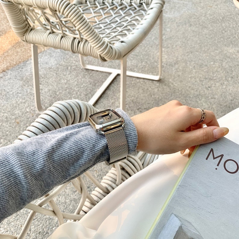 NEW Stainless Steel Milanese Apple Watch Jewelry Case Metal Etsy