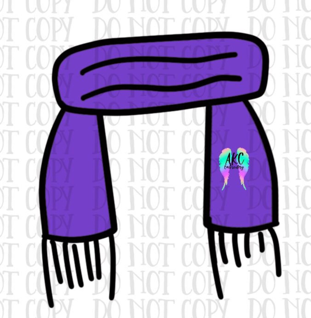 Scarf Clipart, Scarf Clipart Elements, Scarf Sublimation Design, Scarf
