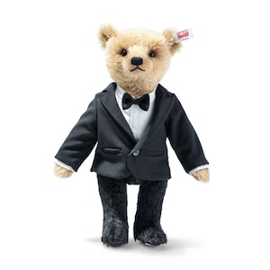 【美品】Steiff Platinum Paper Teddy bear STEIFF 006999 PLATINUM PAPER TEDDY BEAR 2019 PAPER PLUSH