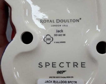Royal Doulton James Bond 007 Jack the Bulldog - Spectre Edition - Etsy
