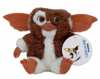 NECA Brand New Genuine : Gremlins Gizmo Mogwai Beanie Soft Plush Toy 6&quot; Inch Soft Official Merchandise