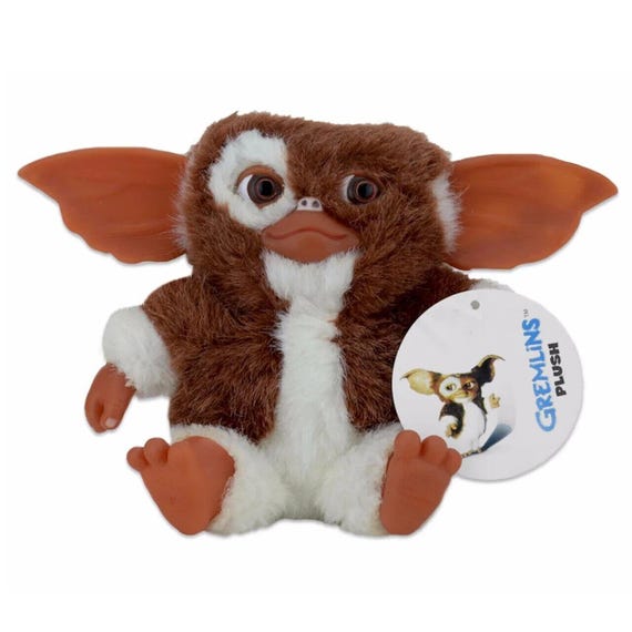 NECA Gremlins Gizmo Mogwai Plush Toy - 6 Inch Official Merchandise