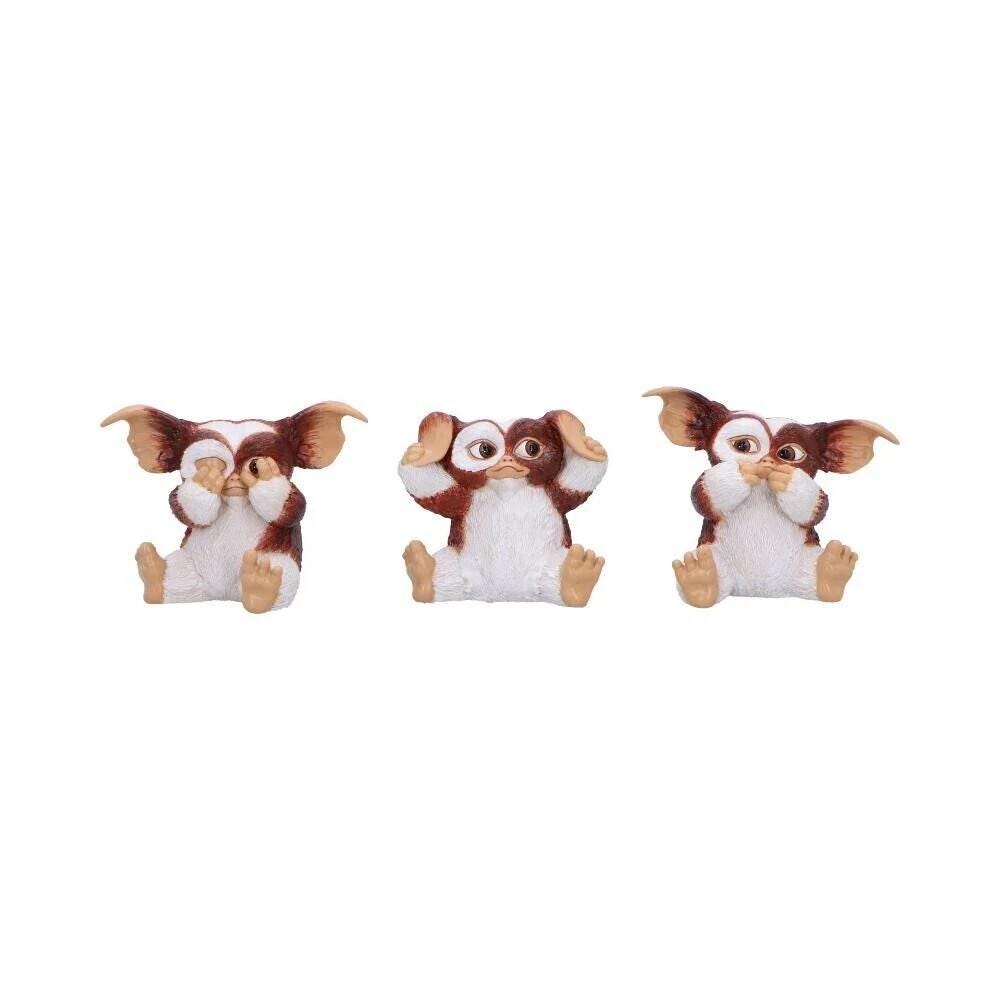 Wise Gizmo Gremlins Figurines: Hear, See, Speak No Evil - Resin
