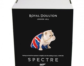 Royal Doulton James Bond 007 Jack the Bulldog - Spectre Edition - Etsy