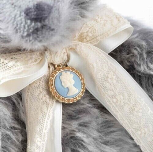 【美品】Steiff Platinum Paper Teddy bear STEIFF 006999 PLATINUM PAPER TEDDY BEAR 2019 PAPER PLUSH