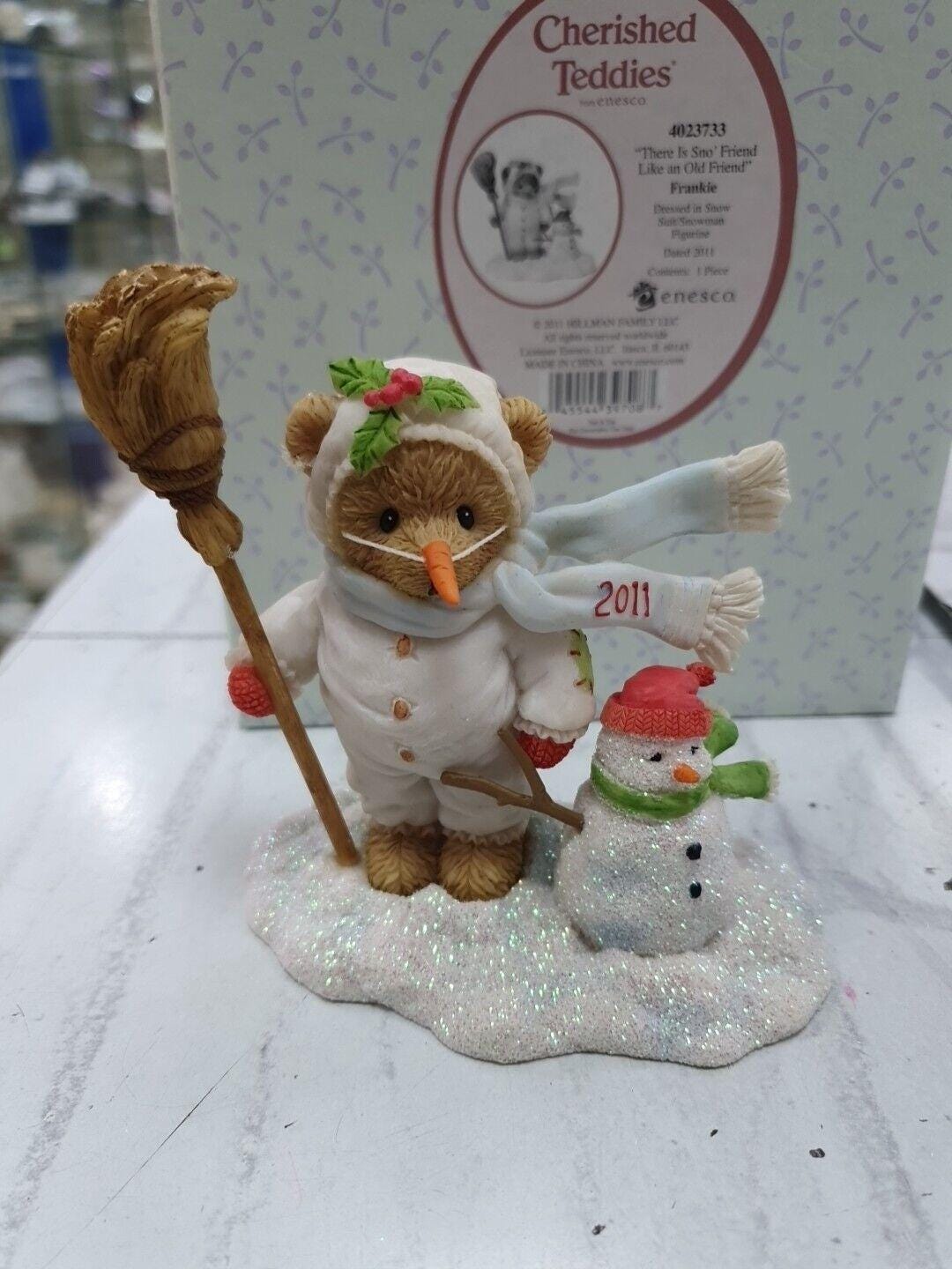 Cherished Teddies RARE: Frankie Snowman 2011 Brand NEW UNOPENED