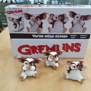 Wise Gizmo Gremlins Figuren: Hören, sehen, sprechen nicht Böses - Resin Set