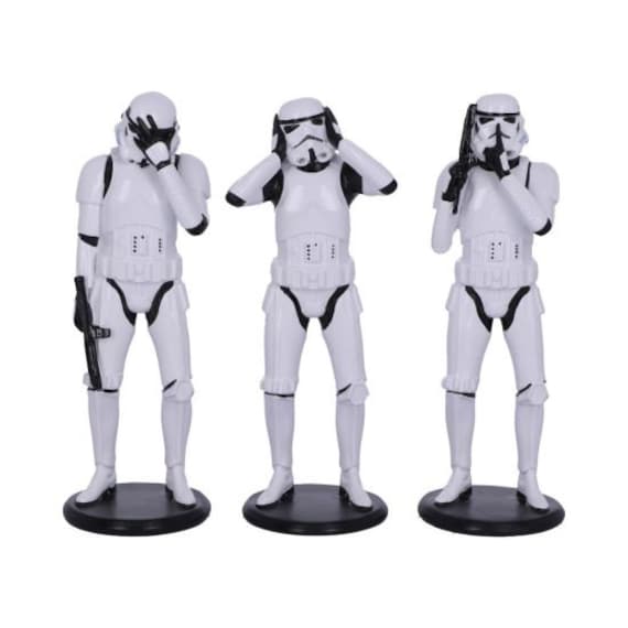 Star Wars Stormtrooper Figurines: Hear, See, Speak No Evil - Resin