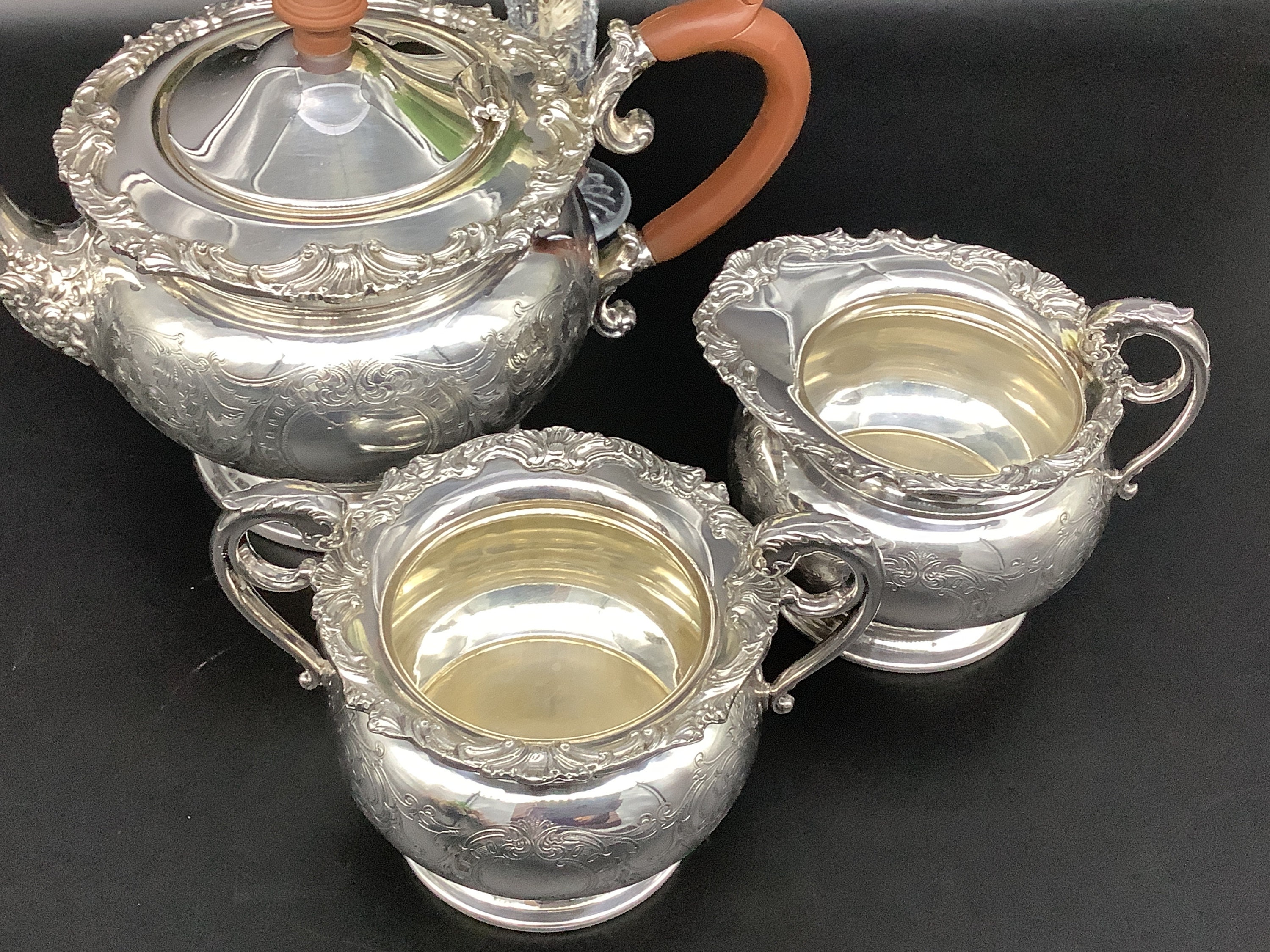 Old English Reproduction Style Silver Plated Teapot Etsy