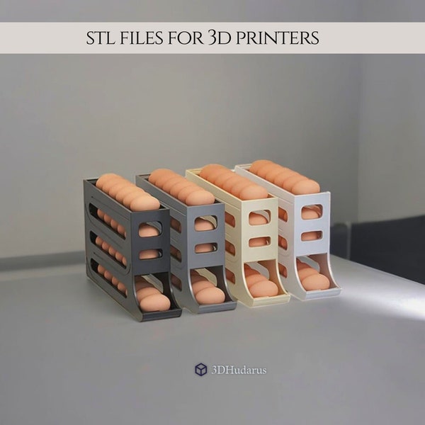 Fichiers Stl imprimés en 3D pour porte-oeufs