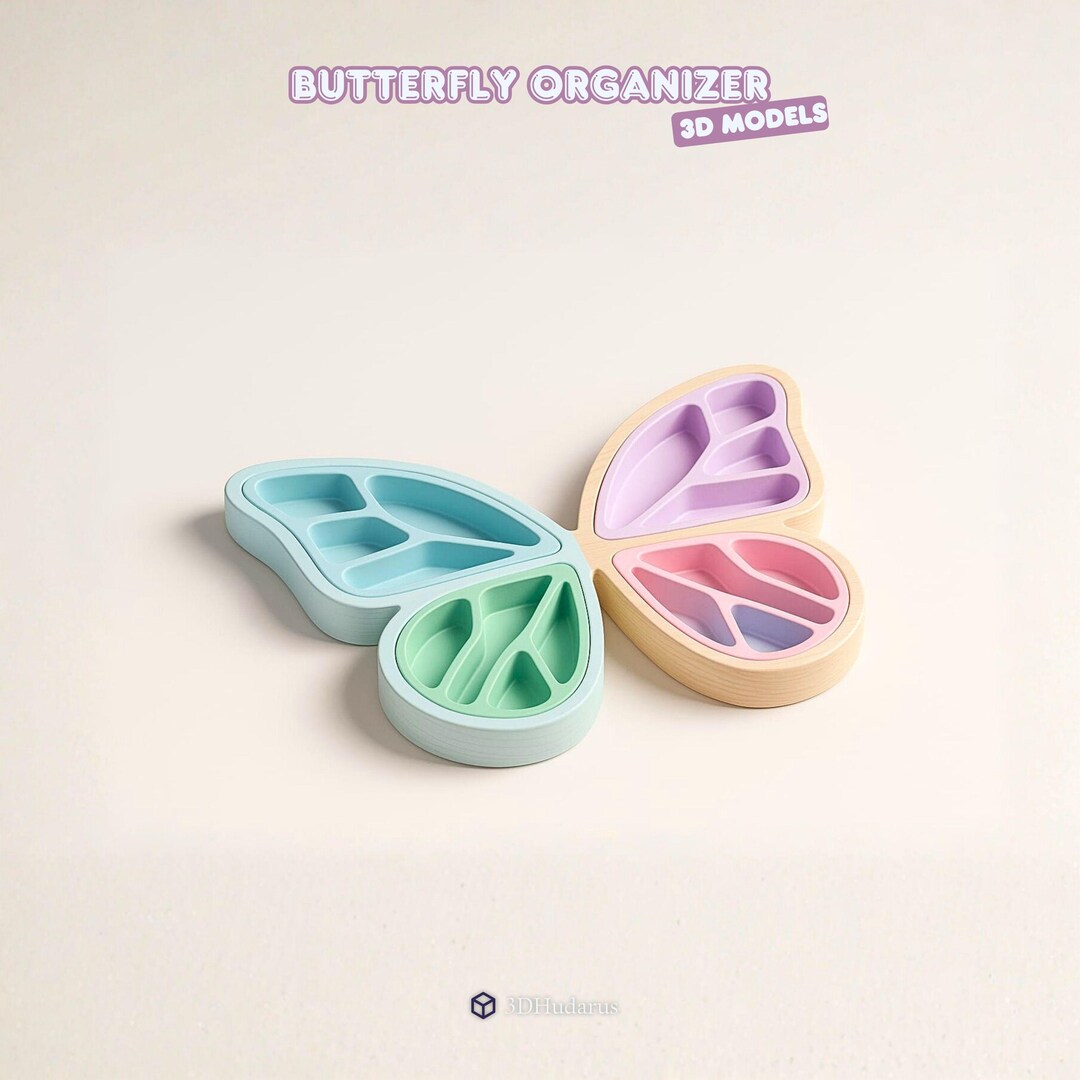 Butterfly Organizer STL File - 3D Desk Organizer Printable Models - Etsy