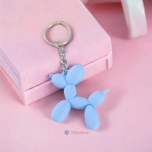 Balloon Dog Keychain 3D STL Files, 3D Keychain Print Files