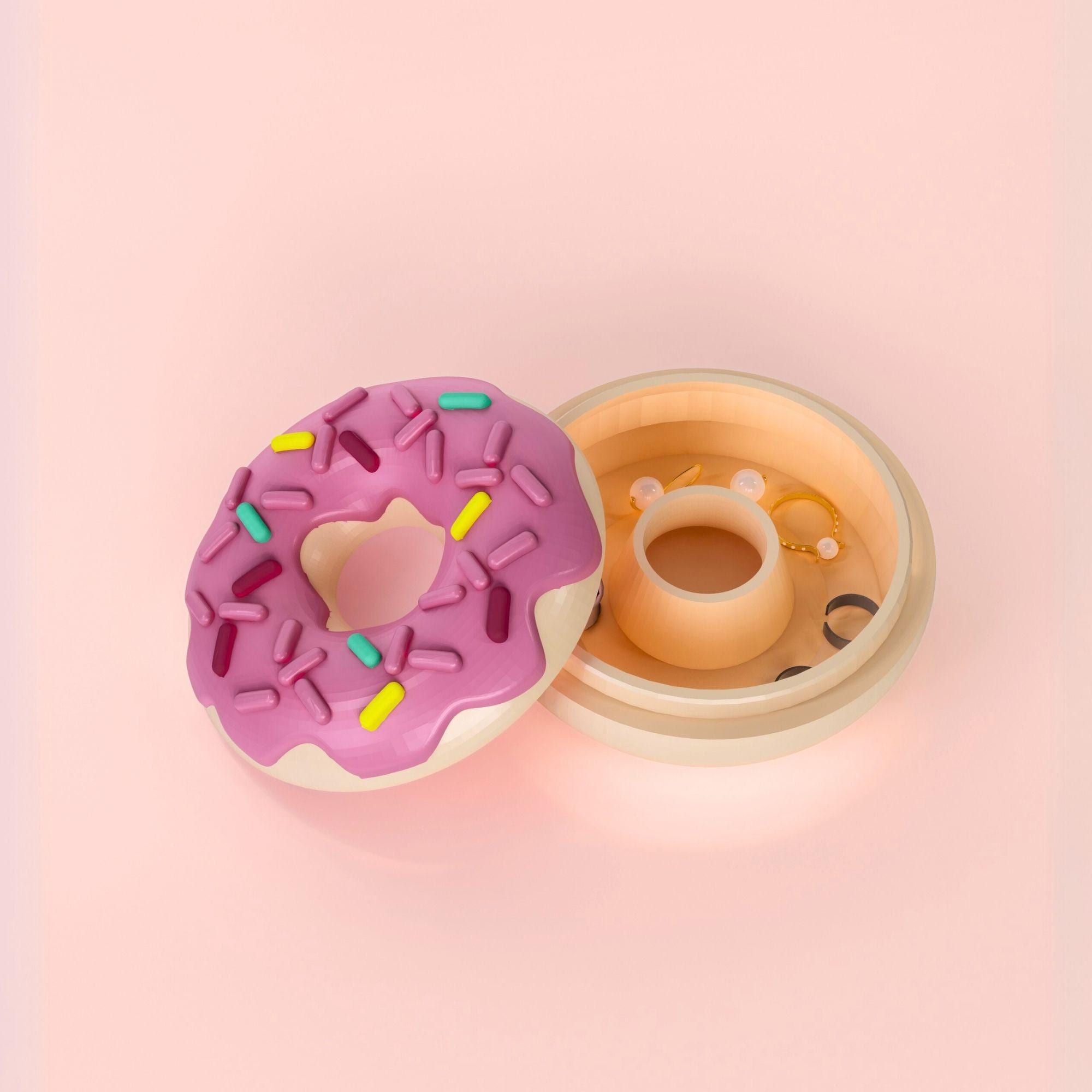 Donut Storage Box 3D STL Files - Etsy