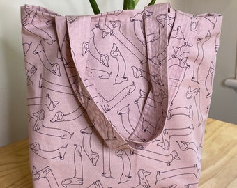 Sausage Dog Tote Bag