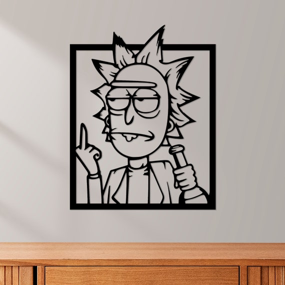  Rick and Morty Poster Wall Decor Wall Print Rick and