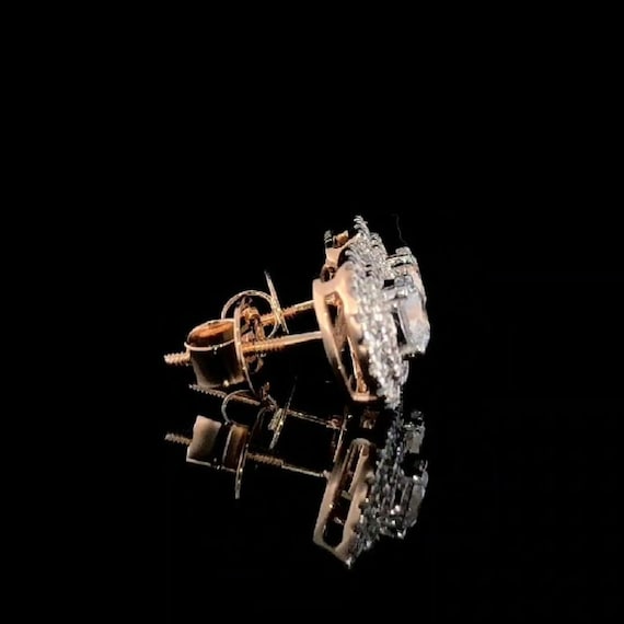 ラボグロウンダイヤモンドスタッドピアス | 2.00カラット、14Kゴールド