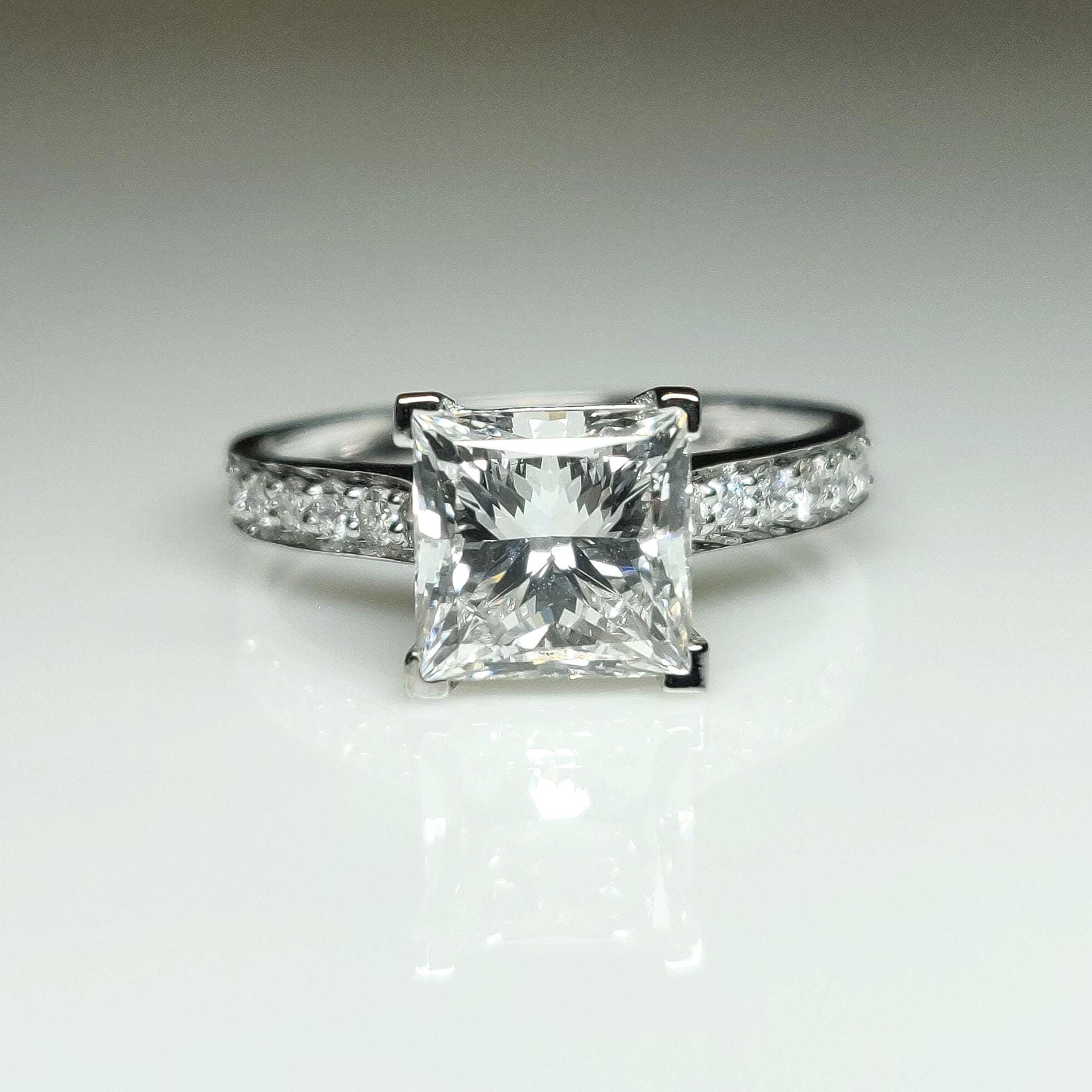 Timeless 14K Princess-Cut Lab-Grown Diamond Ring