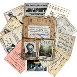 The Queen of the Night | Murder Mystery Game PDF | 1978 Cold Case File | University Garden Crime | Realistic Printable Detective Dossier