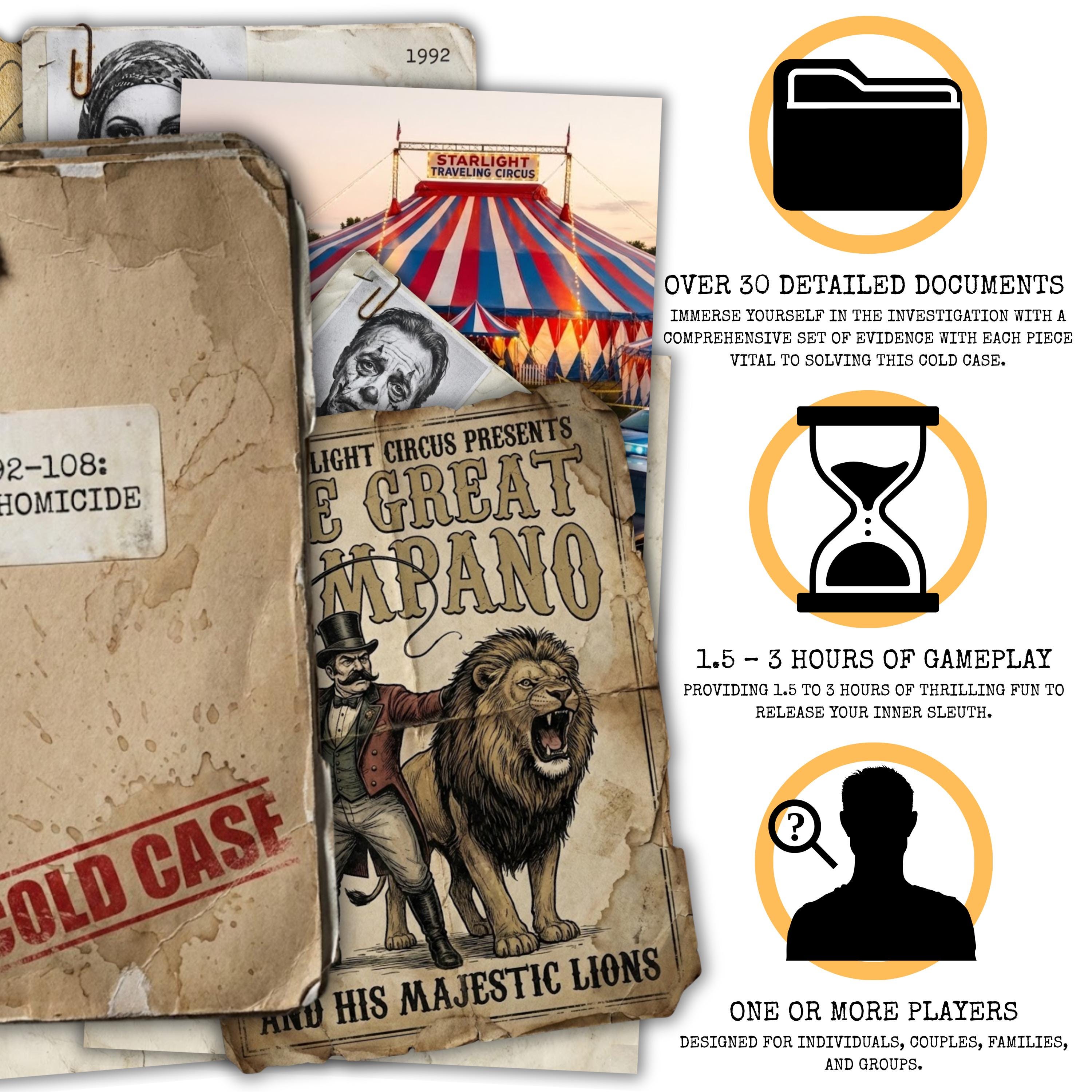 3-in-1 Unsolved Case File Bundle | Cold Case Mystery Game | Interactive ...