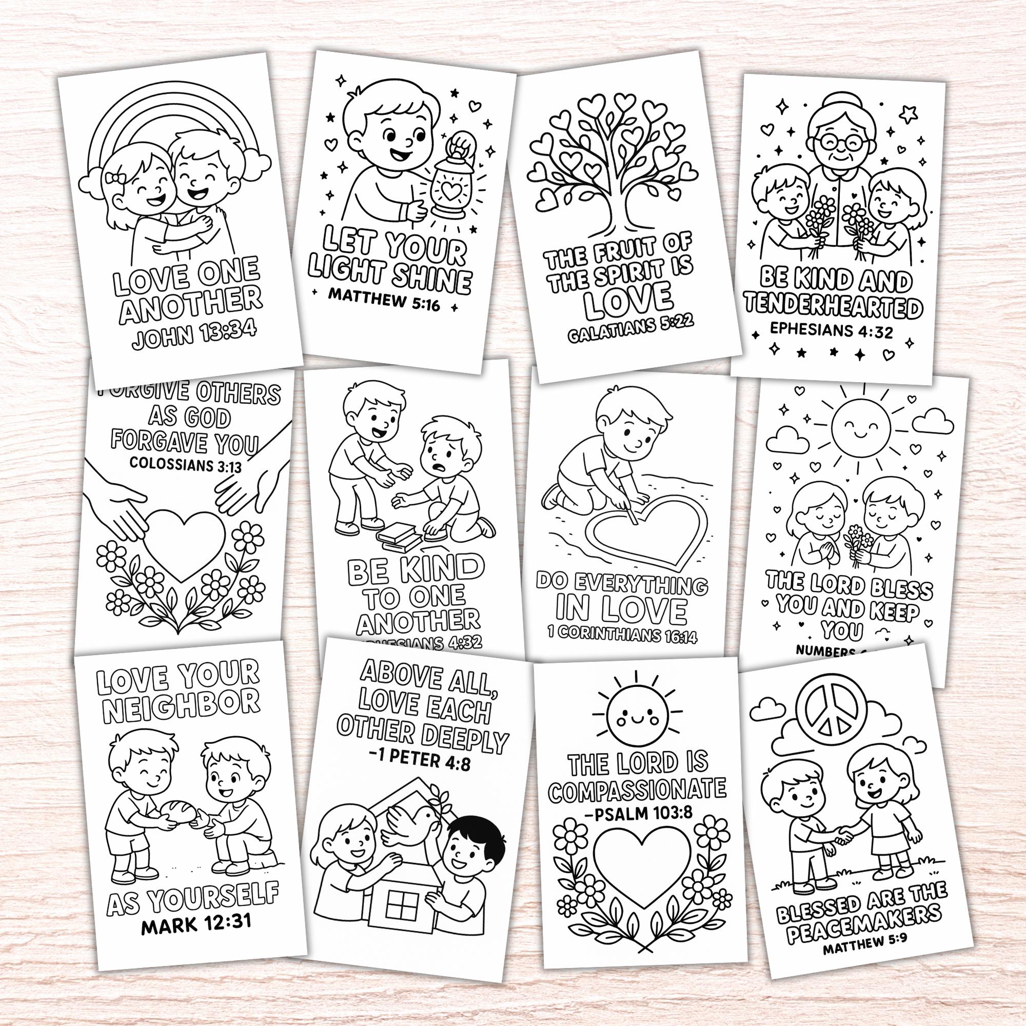 20 Christian Coloring Pages for Kids | Faith-based Bible Worksheets ...