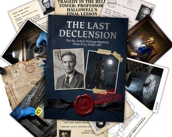 Juego de misterio de casos sin resolver de estilo Dark Academia / Archivo de detectives del St. Jude's College (descarga digital) / The Last Declension