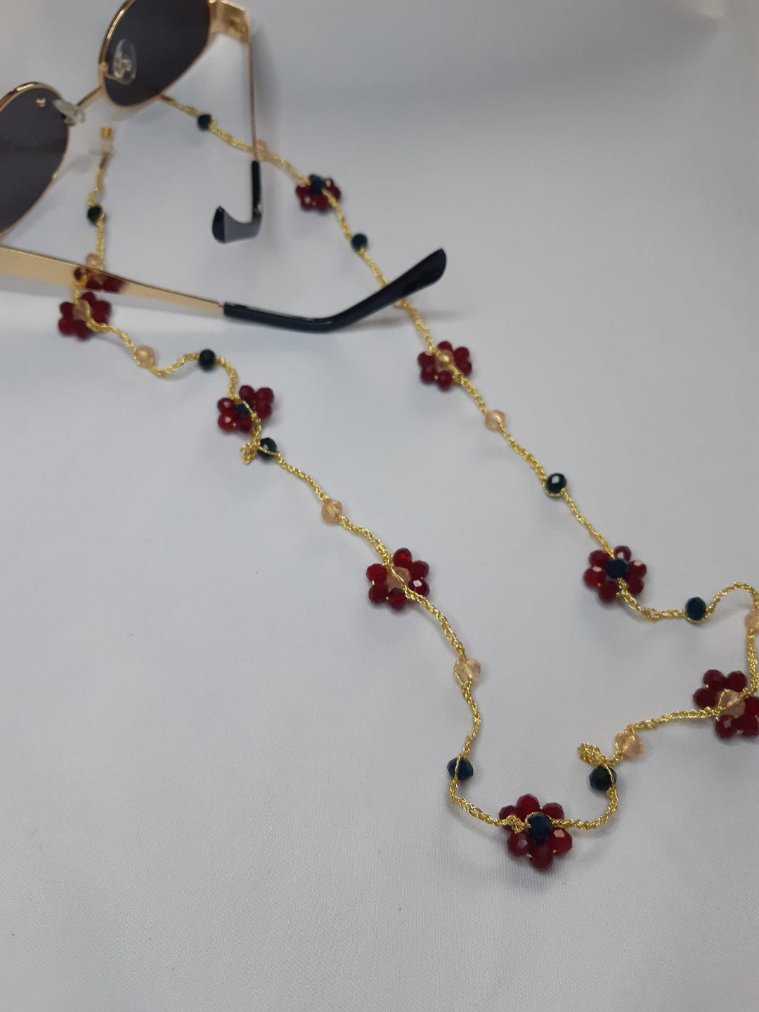 A Very Chic Handmade Glasses Chain to Enhance Your Glasses - Etsy