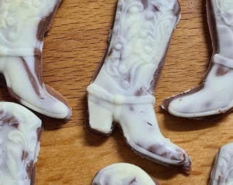 Chocolate cowboy boots