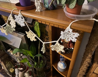 Crochet Snowflake Garland